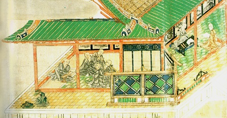 Saigyo Monogatari Emaki (detail)